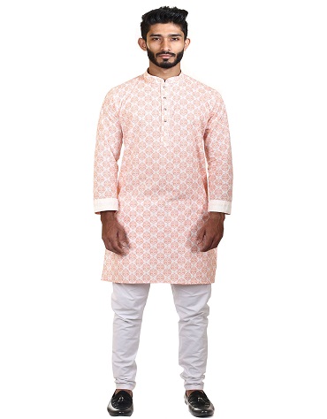 Damask Print Panjabi